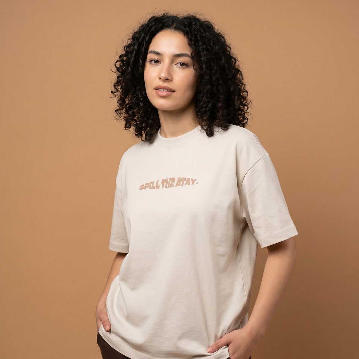 T-shirt Apricot
